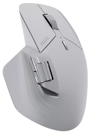 Rapoo MT760L Multi-mode Wireless Optical Mouse - white Ergonomic Design