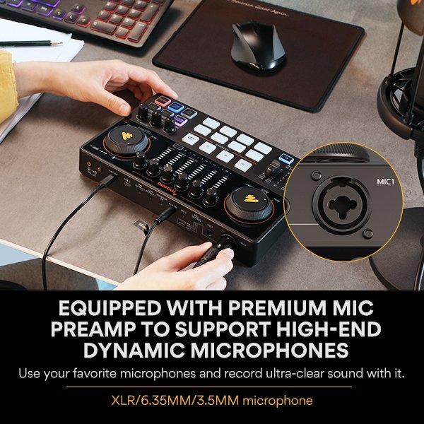 MAONO CASTER AME2 Audio Interface & Podcast Equipment