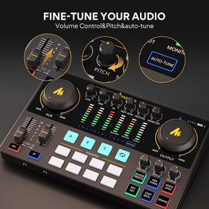 MAONO CASTER AME2 Audio Interface & Podcast Equipment