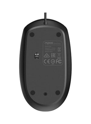 Rapoo N100 Wired Optical USB Mouse Black