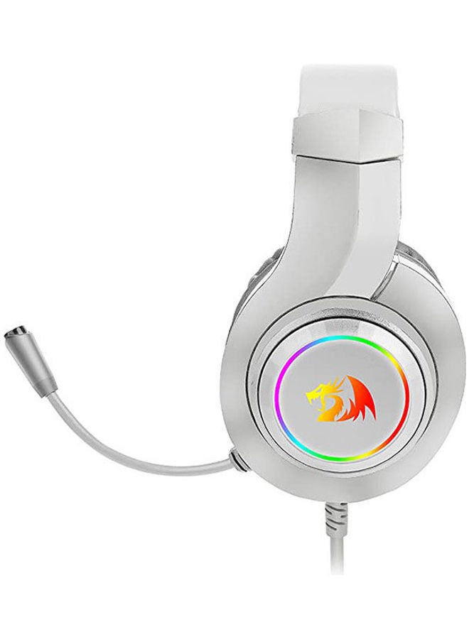 Redragon HYLAS H260 RGB Gaming Headset - White