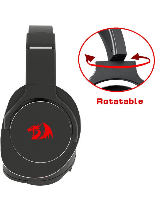 Redragon H720 EUROPE USB Gaming Headset – 7.1 Surround Sound Black