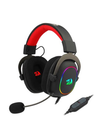 Redragon H510 Zeus-X RGB Wired Gaming Headset - 7.1 Surround Sound - 53MM Audio Drivers in Memory Foam Ear Pads w/Reliable Fabric Cover- Multi Platforms Headphone - USB Powered for PC/PS4/NS