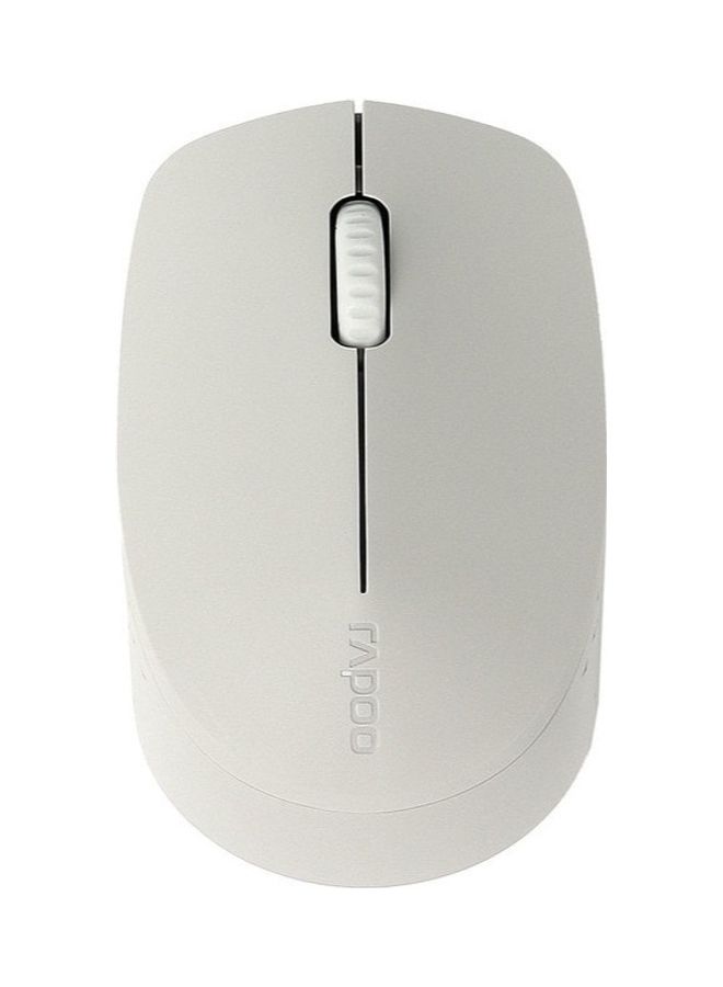 Rapoo M100 Ultra Silent Wireless Mouse with Bluetooth Multi-Device Connectivity Upto 3 Devices (grey)