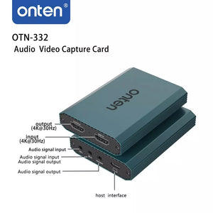 ONTEN 4K Audio Video Capture Card 4K@30Hz