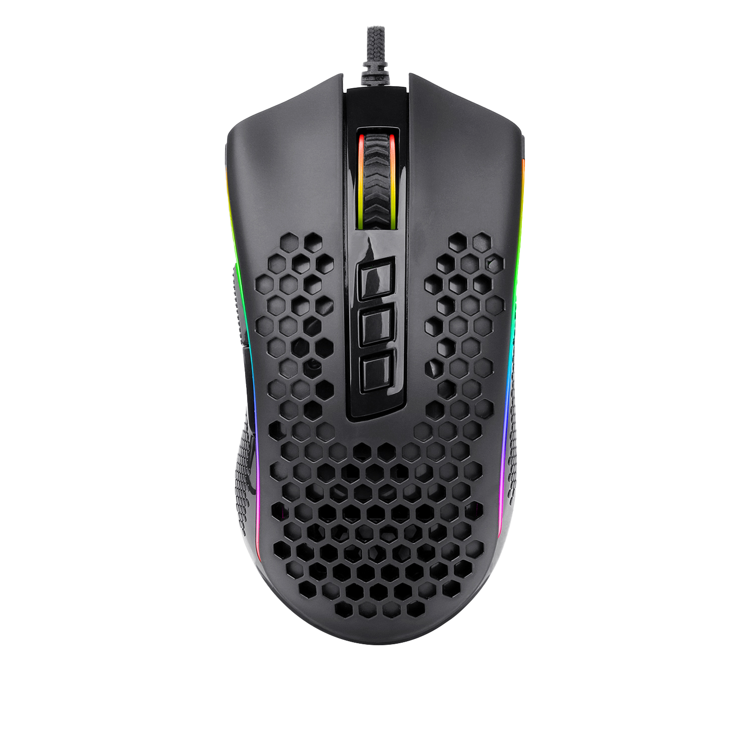 Redragon M808 Storm Lightweight RGB Gaming Mouse, 85g Ultralight Honeycomb Shell