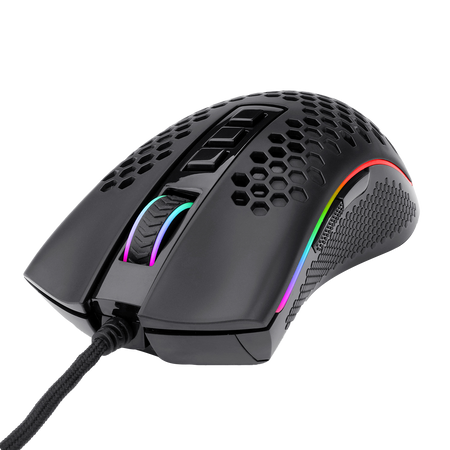 Redragon M808 Storm Lightweight RGB Gaming Mouse, 85g Ultralight Honeycomb Shell
