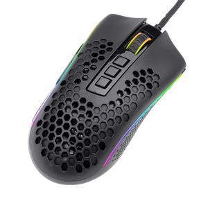 Redragon M808 Storm Lightweight RGB Gaming Mouse, 85g Ultralight Honeycomb Shell
