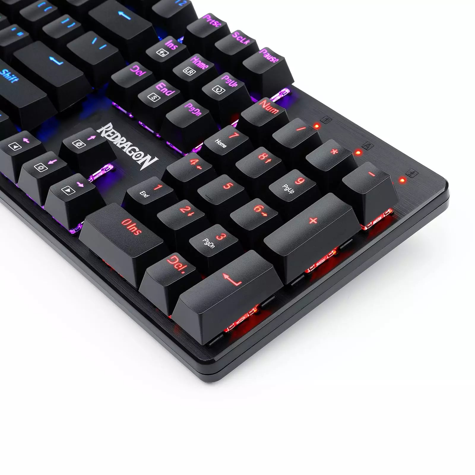 Redragon K608 Valheim Gaming Keyboard, 104 Keys NKRO Mechanical - Rainbow - عربي/eng