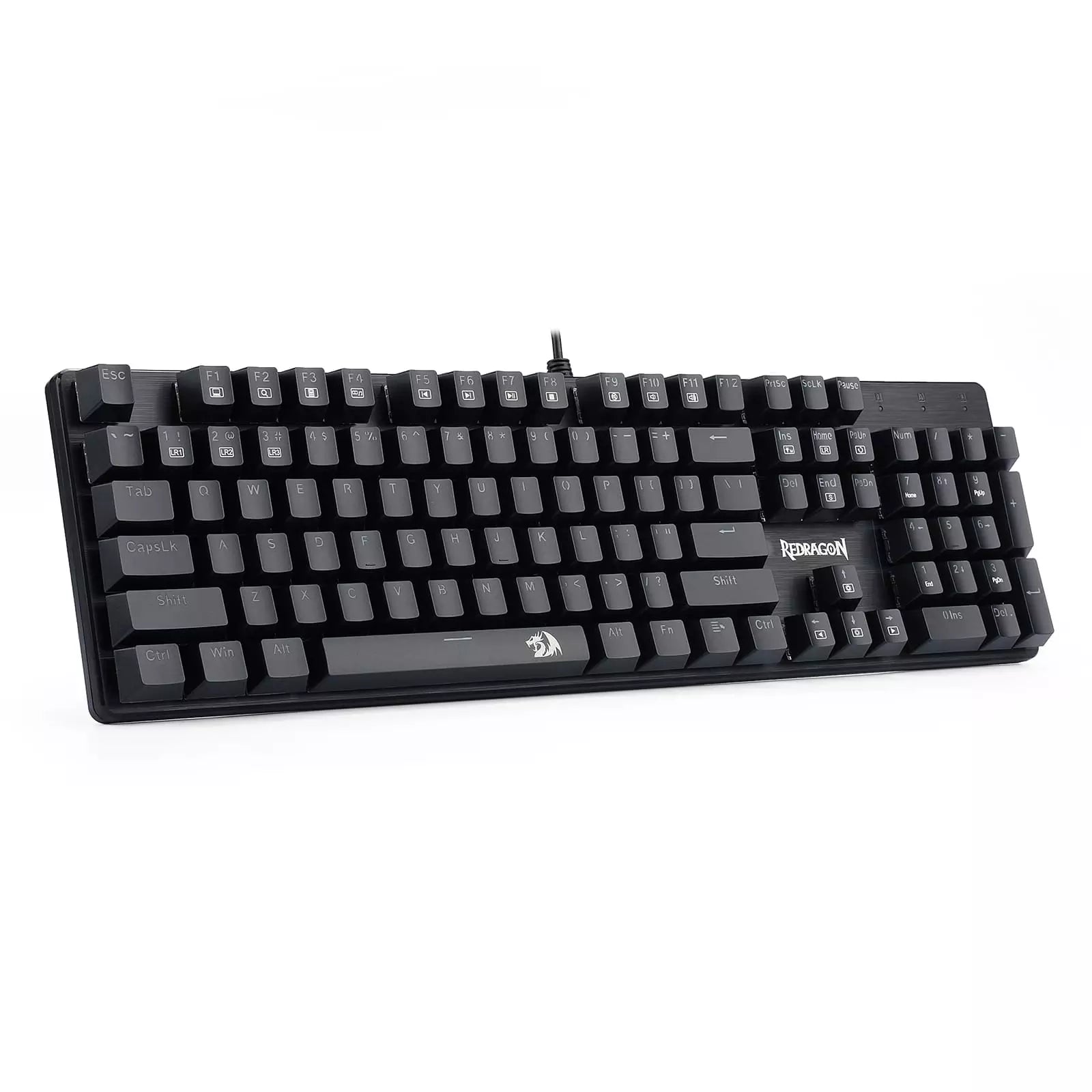 Redragon K608 Valheim Gaming Keyboard, 104 Keys NKRO Mechanical - Rainbow - عربي/eng