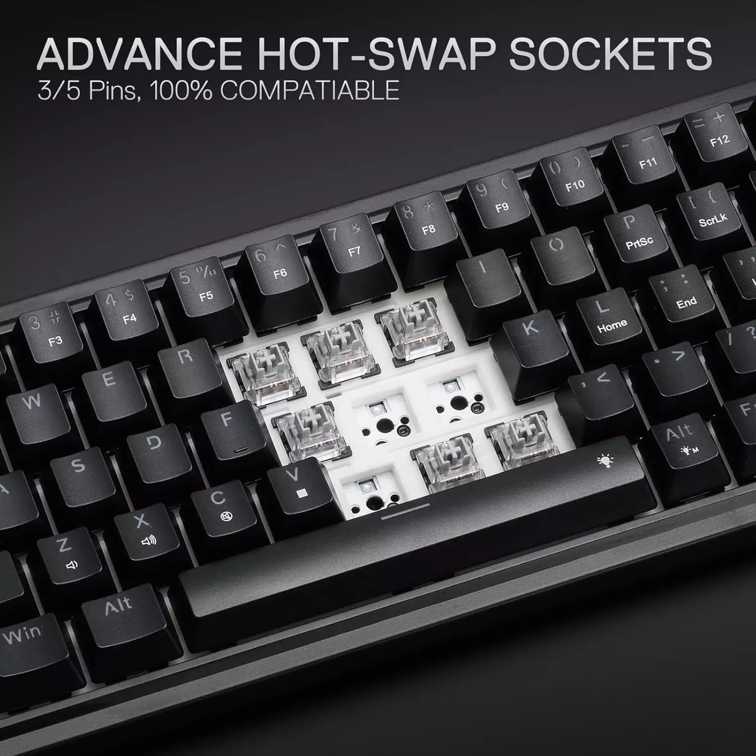 Redragon K709 65% Wired Gasket RGB Gaming Keyboard