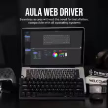 AULA WIN60HE Magnetic Switch Keyboard 8K Polling Rate BLACK