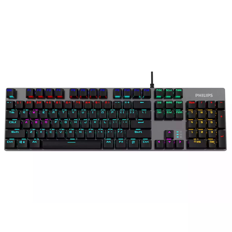 Philips Gaming Mechanical Keyboard – Blue Switches – 16 Ambiglow Chroma FX