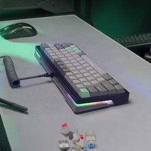 FANTECH ATOM PRO63 MK912 Tri-Mode (BT / 2.4Gha / Wired) 60% Mechanical Gaming Keyboard – Hot Swap  | stellar - عربي/eng