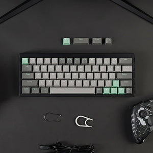 FANTECH ATOM PRO63 MK912 Tri-Mode (BT / 2.4Gha / Wired) 60% Mechanical Gaming Keyboard – Hot Swap  | stellar - عربي/eng