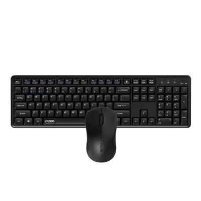 Rapoo X1500 Wireless Keyboard & Mouse Combo – Black