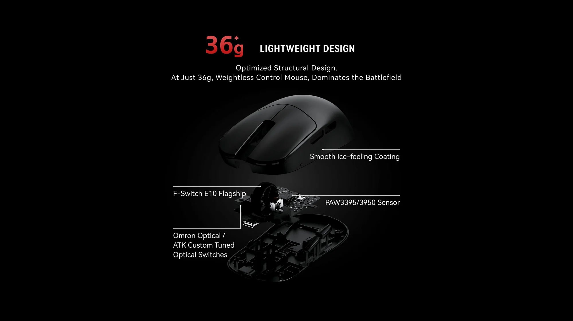 VXE MAD-R (8K) Gaming Mouse - Black