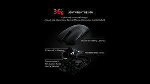 VXE MAD-R (8K) Gaming Mouse - Black