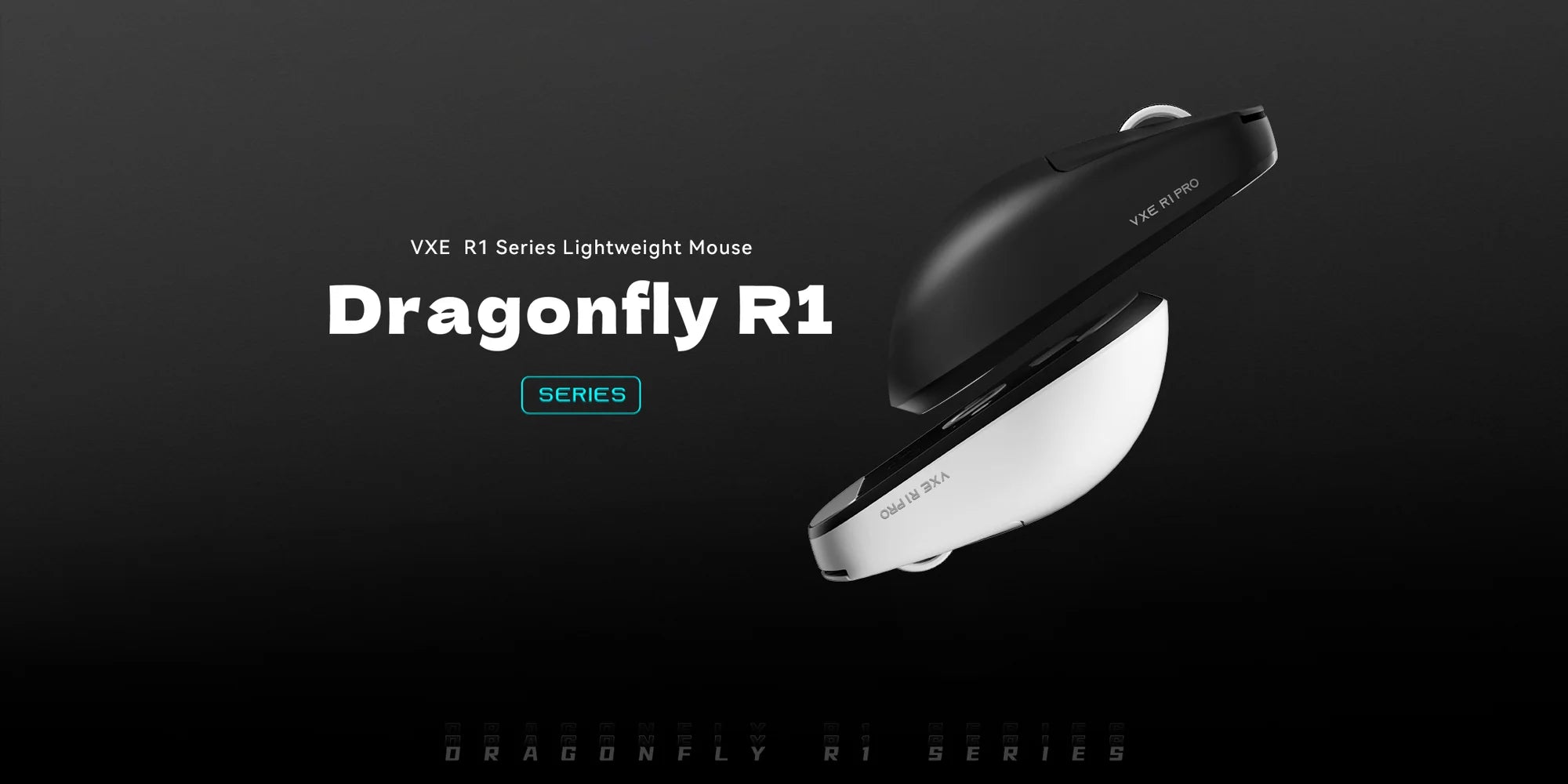 VXE Dragonfly R1 Pro Max Wireless, Wired – Optical Sensor 26,000 DPI PAW3395 – Chip Nordic 52840 – Battery Life 150 Hour – 54 Grams (Black)