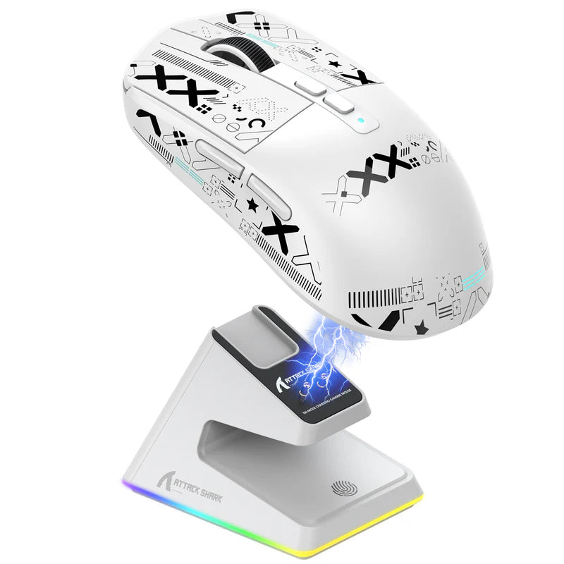 ATTACK SHARK X6 Three Modes Gaming Mouse With Charging Dock