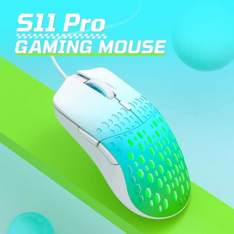 Aula S11 Pro White Gaming Mouse