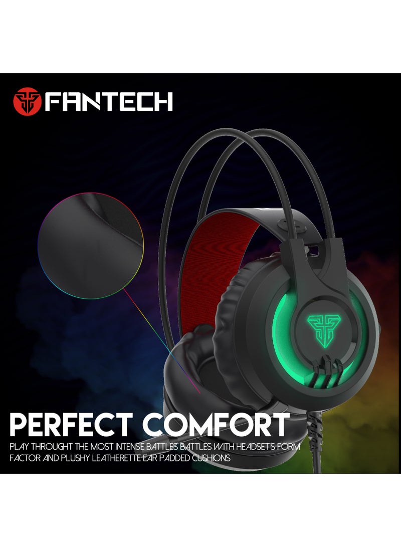 FANTECH HG20 Chief II RGB Gaming Headset Black