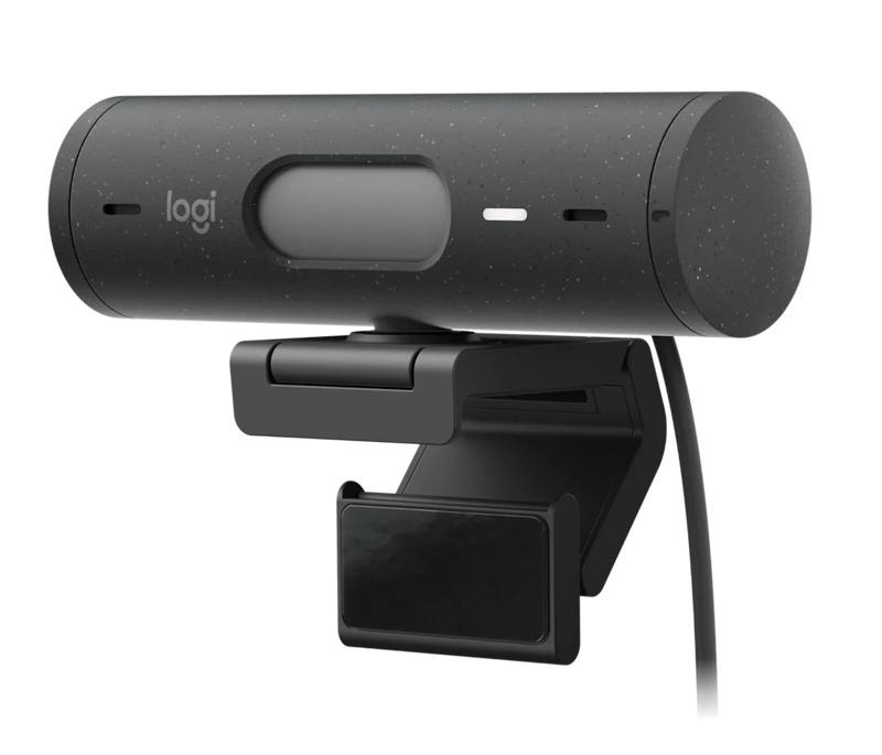 Logitech Brio 500 Full HD Webcam with Auto Light Correction -Graphite