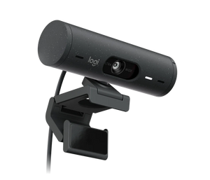 Logitech Brio 500 Full HD Webcam with Auto Light Correction -Graphite