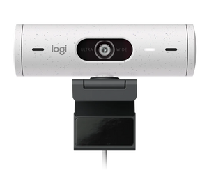 Logitech Brio 500 Full HD Webcam with Auto Light Correction -off white