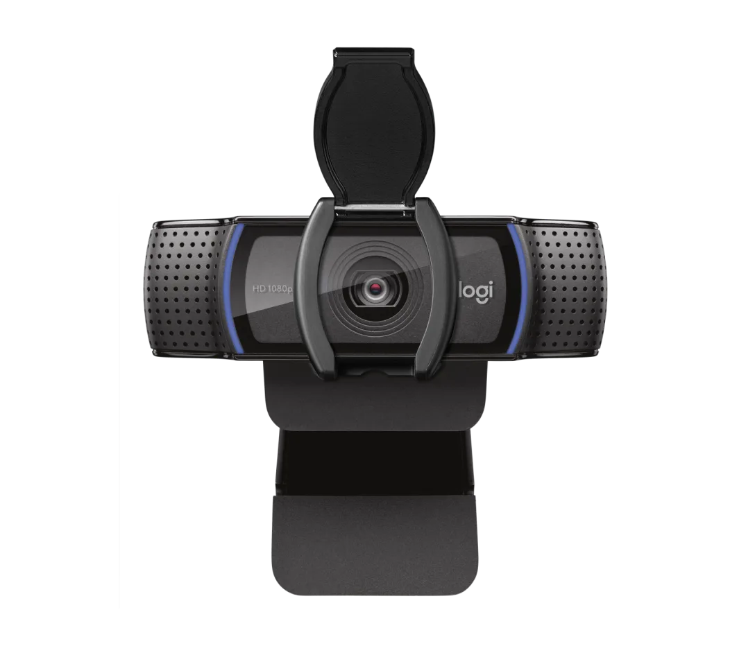 Logitech C920 HD Pro Webcam Full HD 1080p video calling with stereo audio