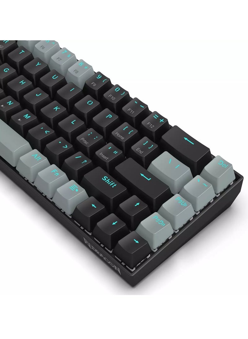 REDRAGON K662 Gwern Dual Mode Wireless, Bluetooth Gaming Mechanical Keyboard, Red Switch