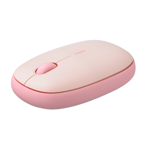 RAPOO M650 Bluetooth Multi-Device Silent Mouse, Dual Mode Bluetooth + 2.4G Wireless Mouse, 9 Months Battery Life, Switch up to 3 Devices, 2-Year Warranty - PINK