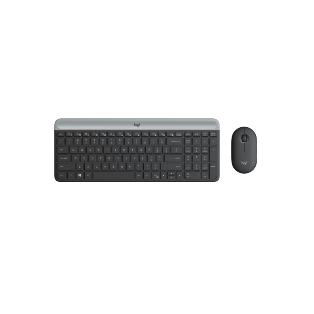 Logitech MK470 Wireless Optical Graphite Keyboard and Mouse Combo
