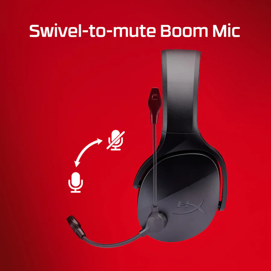 HyperX Cloud Jet Dual Wireless 2.4GHz Bluetooth 40mm drivers up to 25h battery noise-canceling mic compatible with PC Mac PS5 PS4 Mobile.