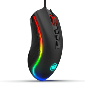 Redragon M711 COBRA Gaming Mouse with 16.8 Million RGB Color Backlit, 10,000 DPI Adjustable, Comfortable Grip, 7 Programmable Buttons