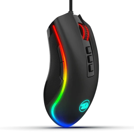 Redragon M711 COBRA Gaming Mouse with 16.8 Million RGB Color Backlit, 10,000 DPI Adjustable, Comfortable Grip, 7 Programmable Buttons