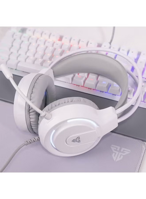 FANTECH HQ53 Flash Lightweight Wired Gaming Headset WHITE