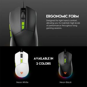 FANTECH PHANTOM II VX6 GAMING MOUSE - BLACK