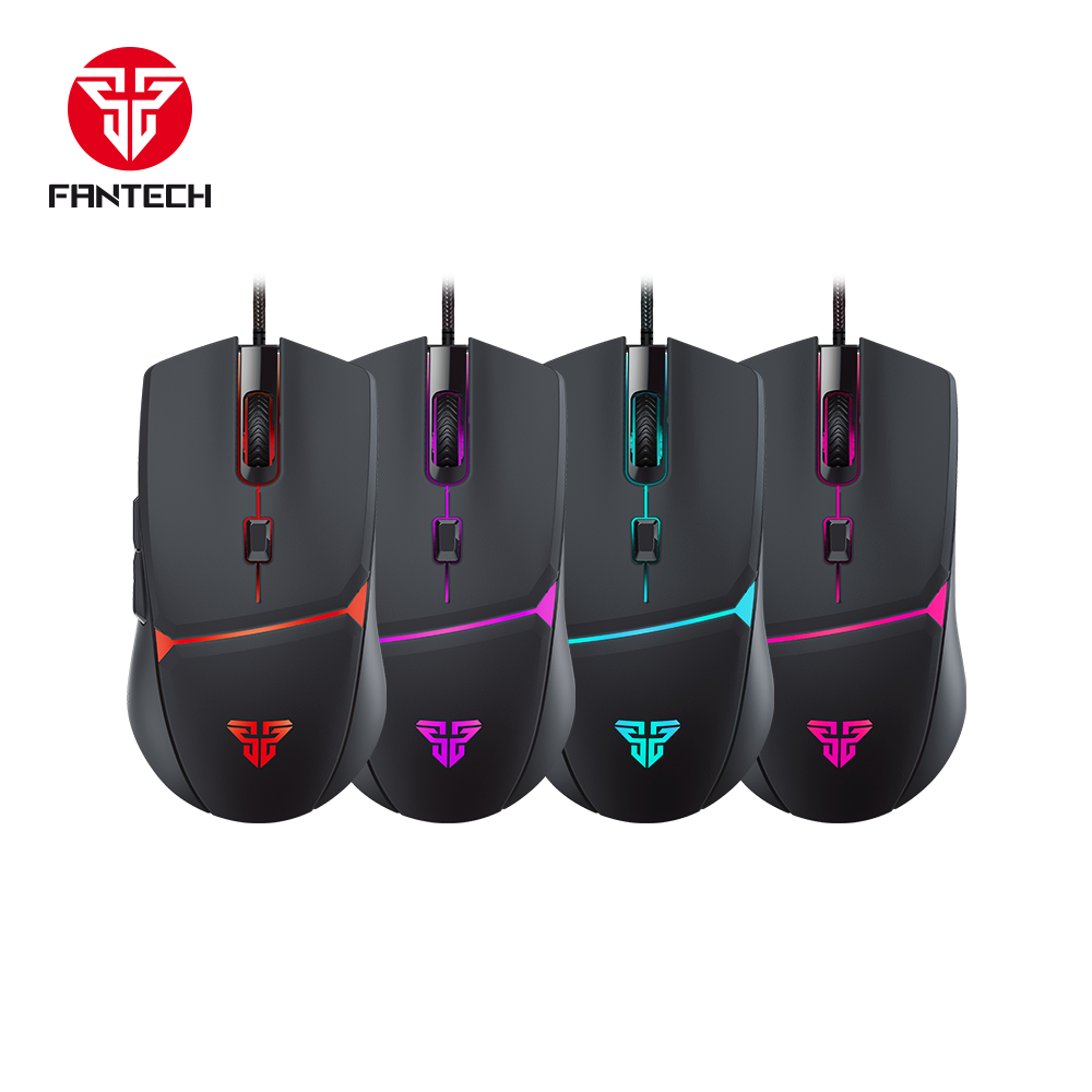 FANTECH VX7 Wired RGB Gaming Mouse  Black