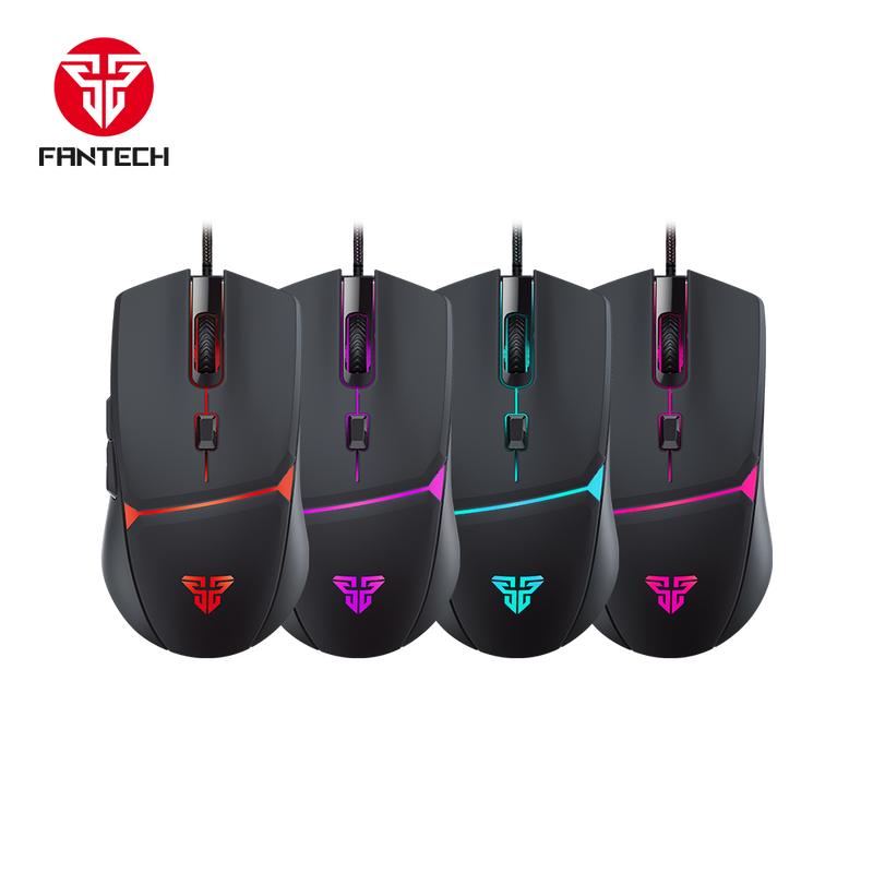 FANTECH VX7 Wired RGB Gaming Mouse  Black
