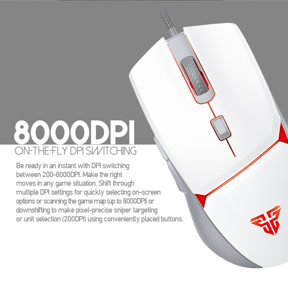 FANTECH VX7 Wired RGB Gaming Mouse  Black