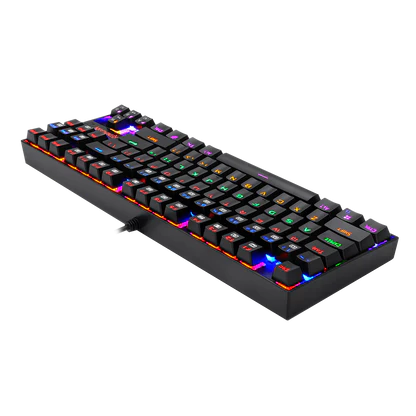 Redragon K552 KUMARA Mechanical Gaming Keyboard – Red Switches – Rainbow - عربي/eng