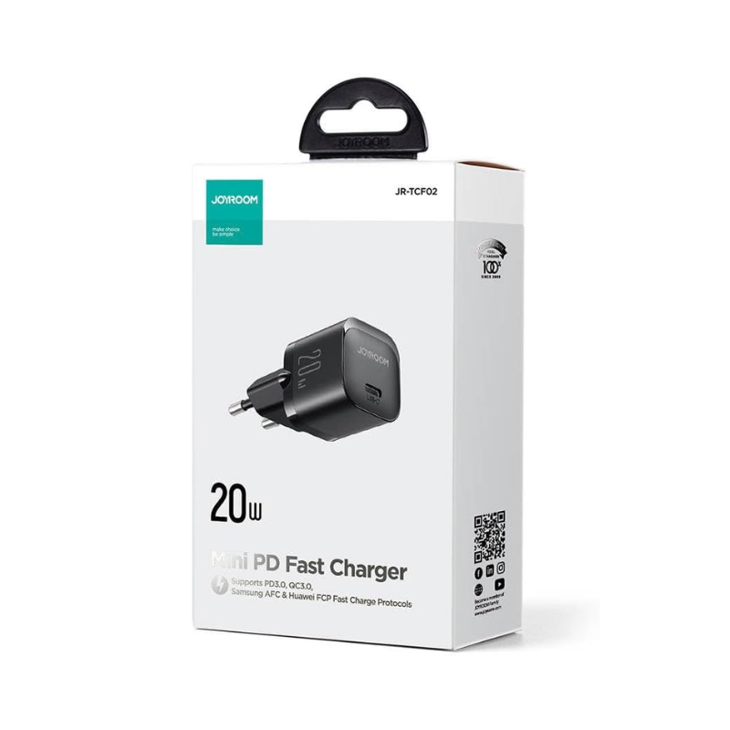 JOYROOM Fast Charger Mini Type-C 20W White JR-TCF02EU