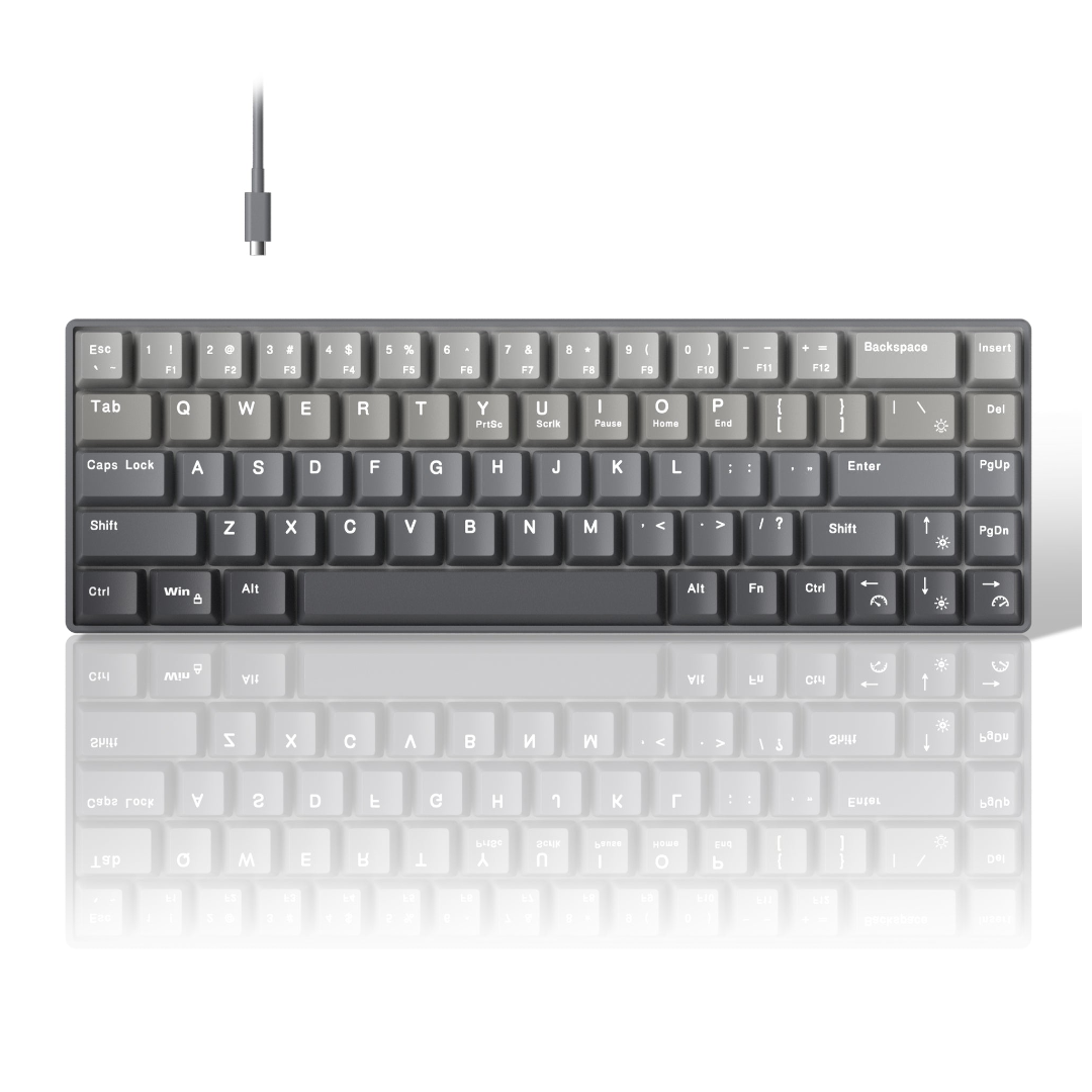 Magegee MK-Box Wired Mechanical Keyboard Gradient Grey Blue Whale Switch