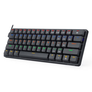 Redragon K615P-KBS Elise Pro RGB Mechanical Keyboard Wireless Bluetooth Tri-Mode Ultra-Thin Low Profile Blue Switch - عربي/eng