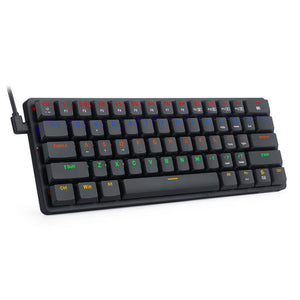 Redragon K615P-KBS Elise Pro RGB Mechanical Keyboard Wireless Bluetooth Tri-Mode Ultra-Thin Low Profile Blue Switch - عربي/eng