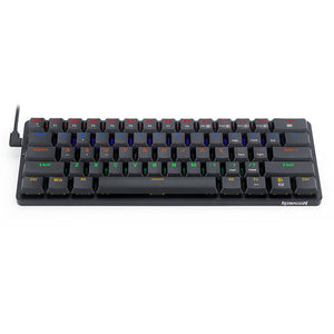 Redragon K615P-KBS Elise Pro RGB Mechanical Keyboard Wireless Bluetooth Tri-Mode Ultra-Thin Low Profile Blue Switch - عربي/eng