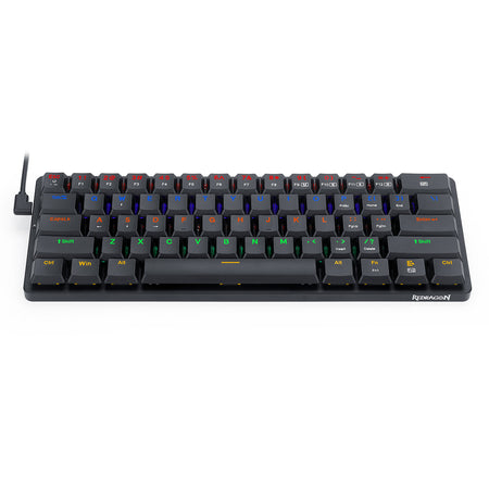Redragon K615P-KBS Elise Pro RGB Mechanical Keyboard Wireless Bluetooth Tri-Mode Ultra-Thin Low Profile Blue Switch - عربي/eng