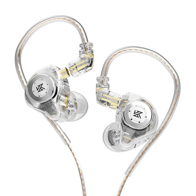 KZ EDX Pro Dynamic Drivers Hi-Fi Bass Dual Magnetic Dynamic Earbuds imes without mic