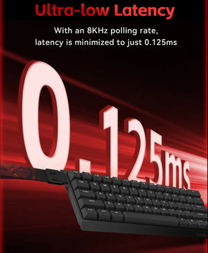 Madlions Professional Gaming Magnetic Keyboard MAD 60 HE RGB - Magnetic Amber Pro Switches - Black